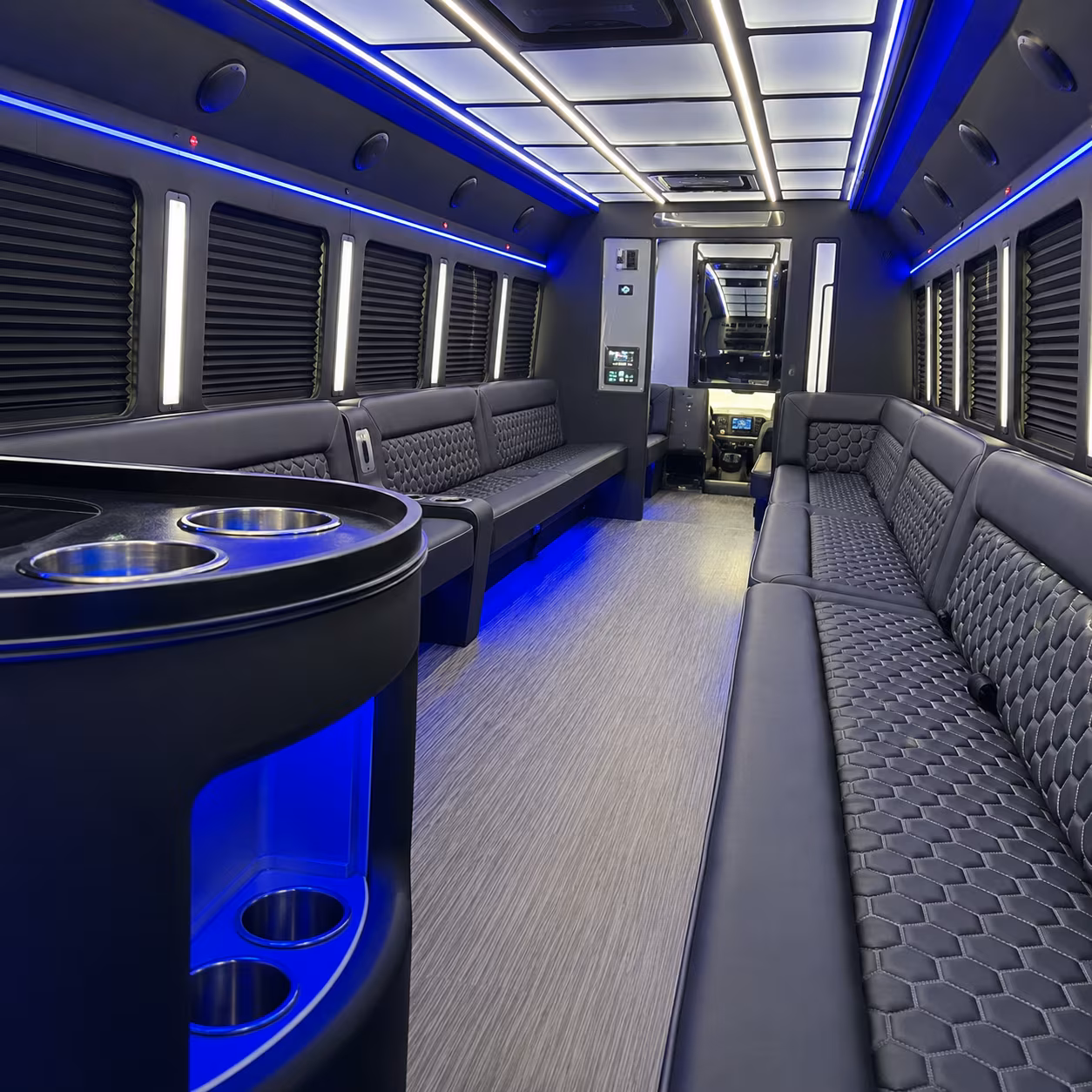 affordable westminster prom party bus prices split across your group