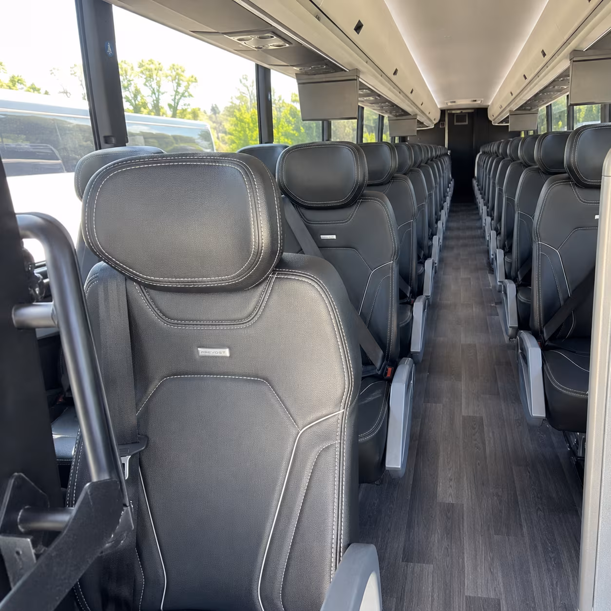 westminster charter bus services interior