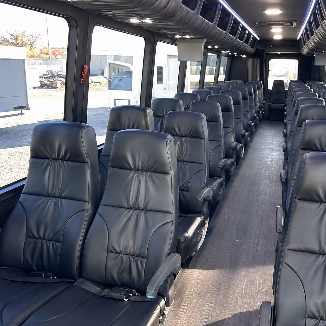 westminster military base transfer and troop movement buses
